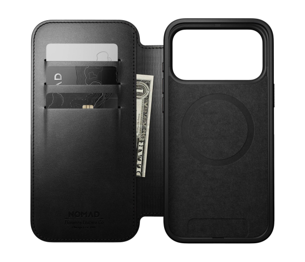 Nomad Modern Leather Folio do iPhone 17 Pro Max MagSafe black - 1362255 - zdjęcie 6